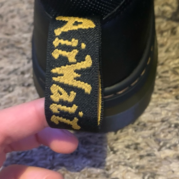 doc martens bonny casual boots charcoal extra tough poly (men’s) - Picture 3 of 9